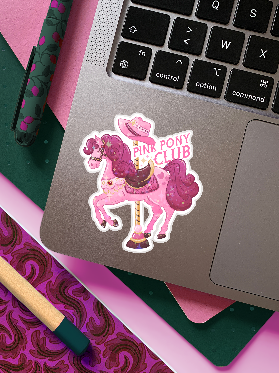 Pink Pony Club | Sticker holographique