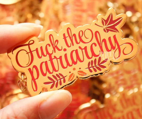 Fuck the patriarchy porte cle 04
