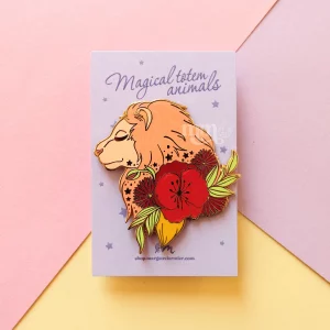 pin lion magical totem animal 01